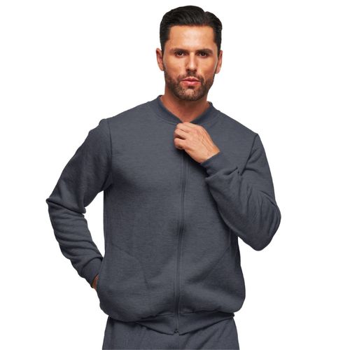 Jaqueta 2 Bolsos Moletom Careca